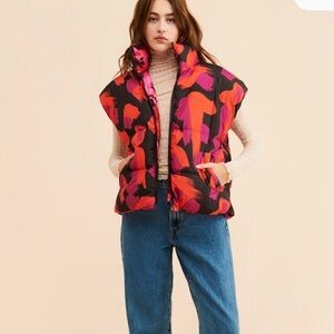 Women's Multicolor Puffer Jacket